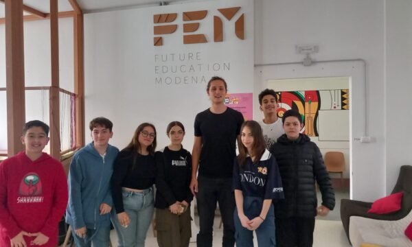 La redazione de L’Eco della scuola a Modena per il Future Education Journalism